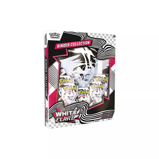Pokémon Scarlet & Violet: White Flare Binder Collection Box – Official Pokémon TCG Product