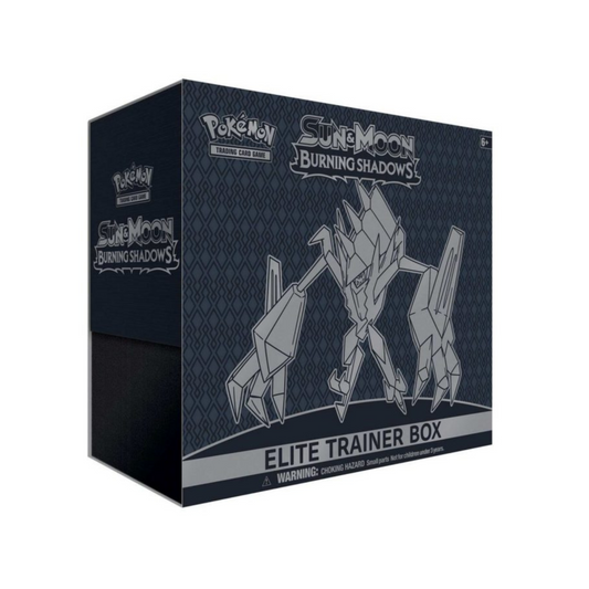 Pokémon Sun & Moon Burning Shadows Elite Trainer Box – Complete Trainer Kit with Accessories
