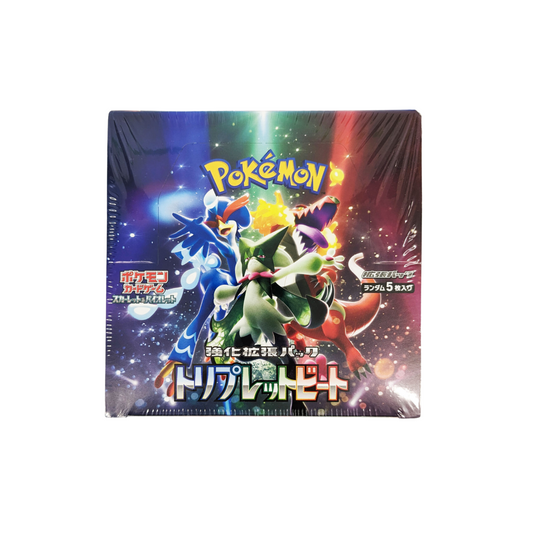 Japanese Pokémon Scarlet & Violet Triplet Beat Booster Box – Rare & Exclusive Cards