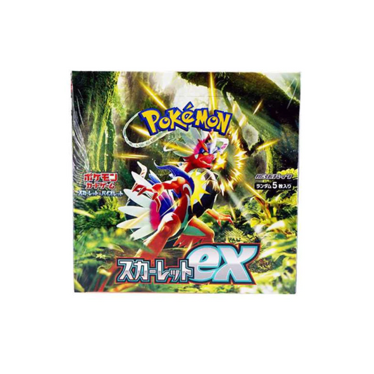 Japanese Pokémon Scarlet & Violet Scarlet ex Booster Box – Rare & Exclusive Cards