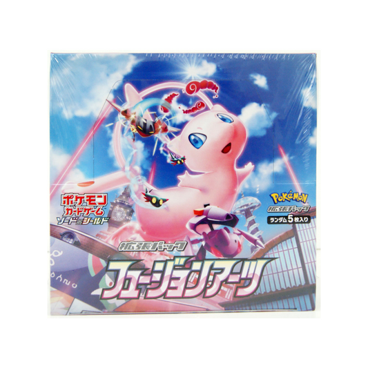Japanese Pokémon Sword & Shield Fusion Arts Booster Box – Rare & Exclusive Cards