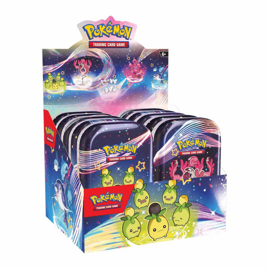 Pokémon Scarlet & Violet Paldean Fates Mini Tin Display Box – Official Pokémon TCG Product