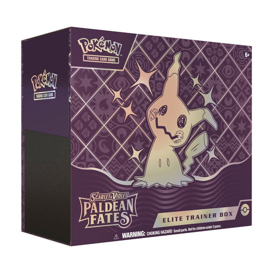 Pokémon Scarlet & Violet Paldean Fates Elite Trainer Box – Complete Trainer Kit with Accessories