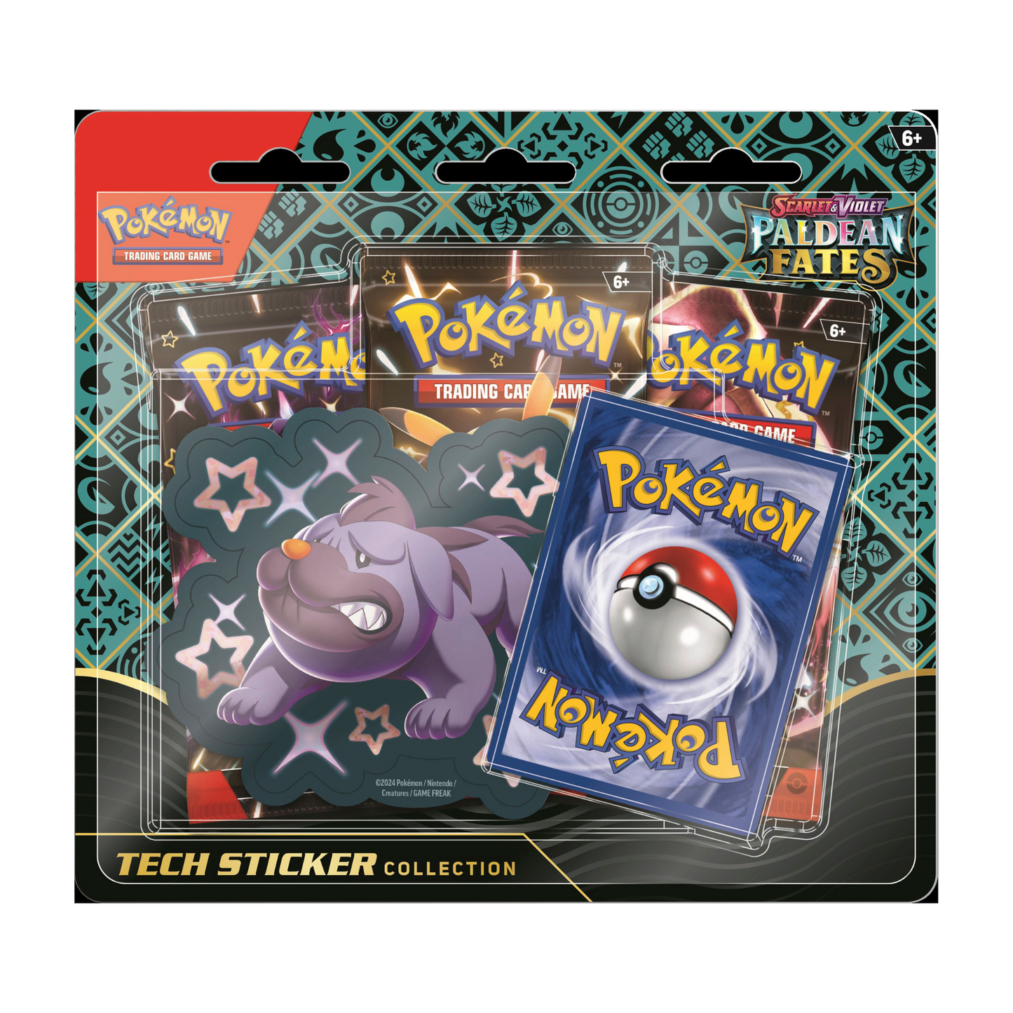 Pokémon Scarlet & Violet Paldean Fates Tech Sticker Collection 12 Box Case – Official Pokémon TCG Product