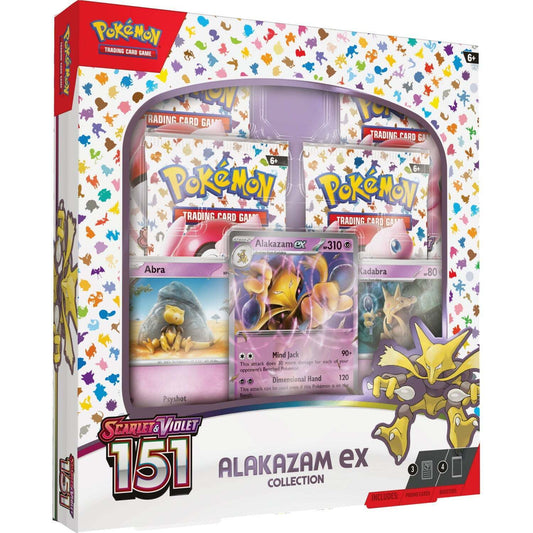 Pokémon TCG Scarlet & Violet 151 - Alakazam ex Collection Box – Official Pokémon TCG Product