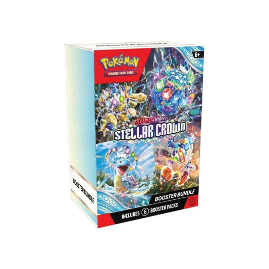 Stellar Crown 6 Pack Booster Bundle – Official Pokémon TCG Product