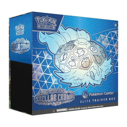 Stellar Crown Pokémon Center Elite Trainer Box – Complete Trainer Kit with Accessories
