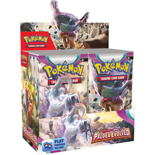 Japanese Pokémon TCG Scarlet & Violet - Paldea Evolved Booster Box – Rare & Exclusive Cards
