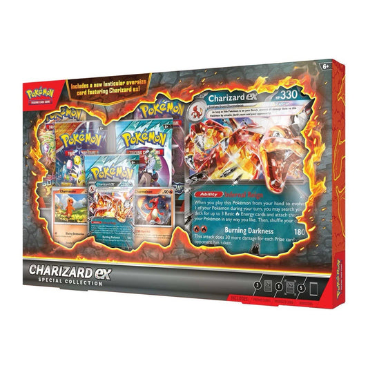 Pokémon TCG Charizard Ex Special Collection Box – Official Pokémon TCG Product