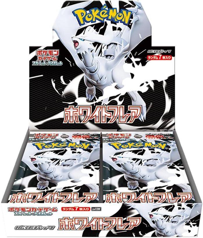 Japanese Pokémon TCG Scarlet & Violet - Japanese White Flare Booster Box – Rare & Exclusive Cards