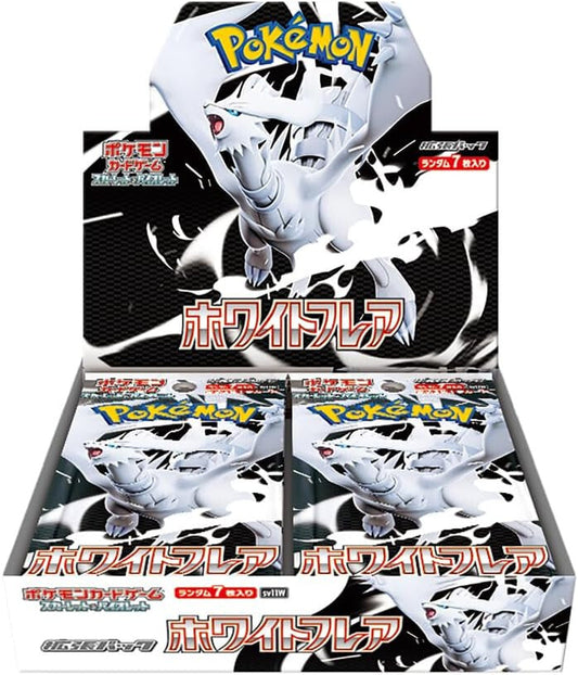 Japanese Pokémon TCG Scarlet & Violet - Japanese White Flare Booster Box – Rare & Exclusive Cards