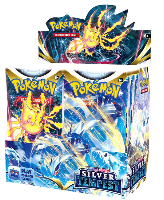 Japanese Pokémon TCG Sword & Shield - Silver Tempest Booster Box – Rare & Exclusive Cards