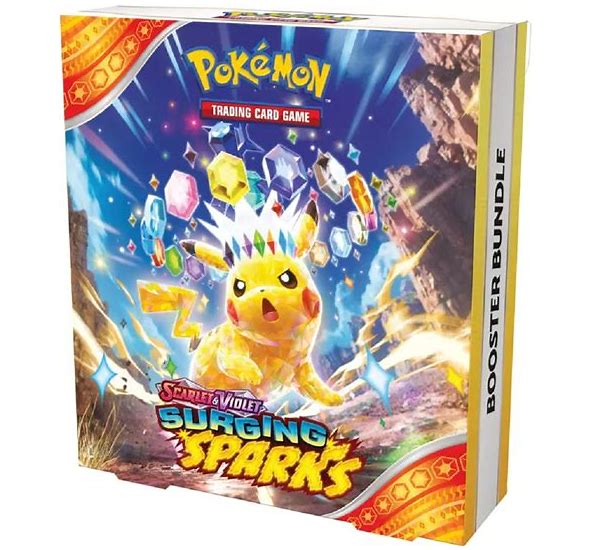 Pokémon Scarlet & Violet Surging Sparks Booster Bundle – Official Pokémon TCG Product
